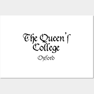 Oxford Queen's College Medieval University Posters and Art